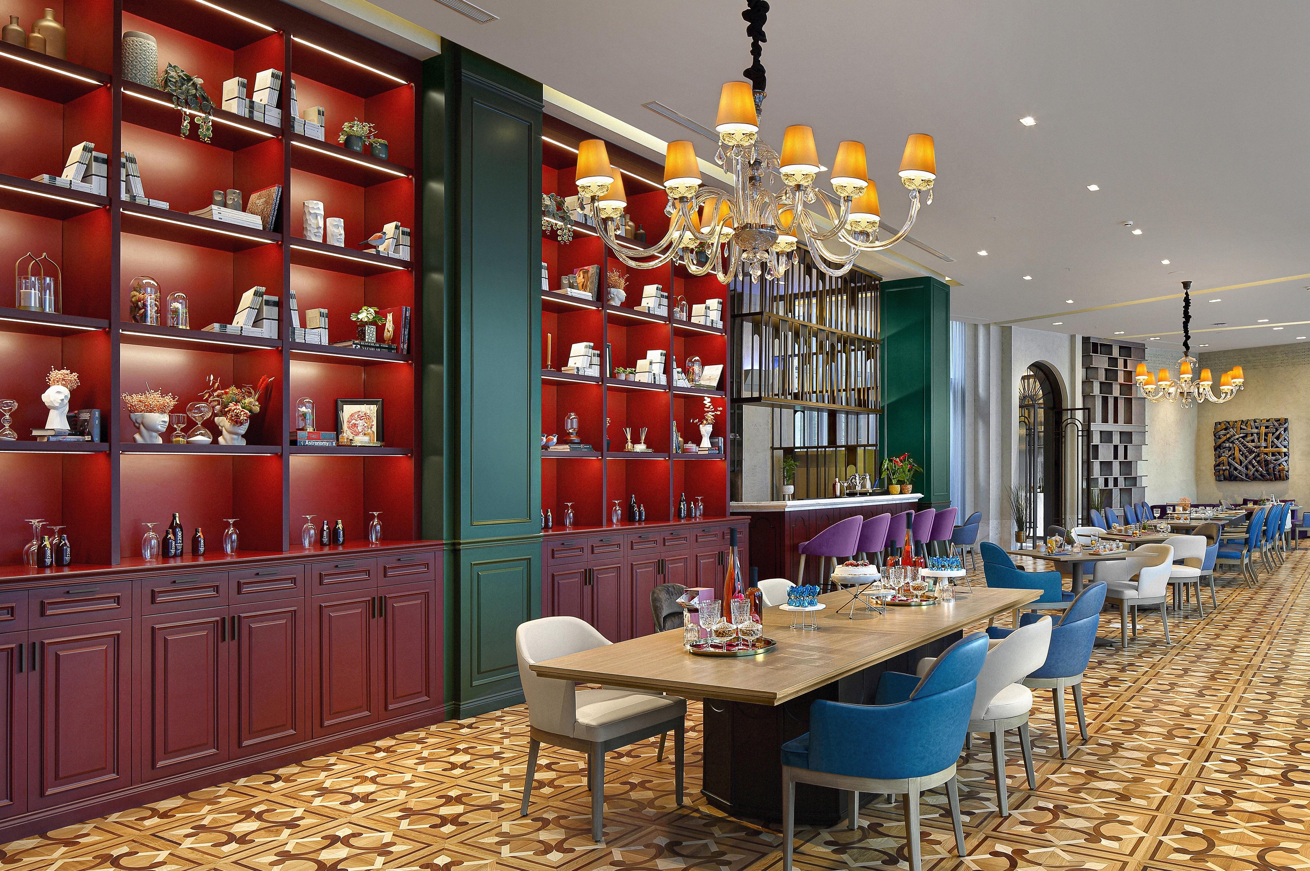 Wanda Vista Istanbul Hotel Bagian luar foto The interior of the restaurant